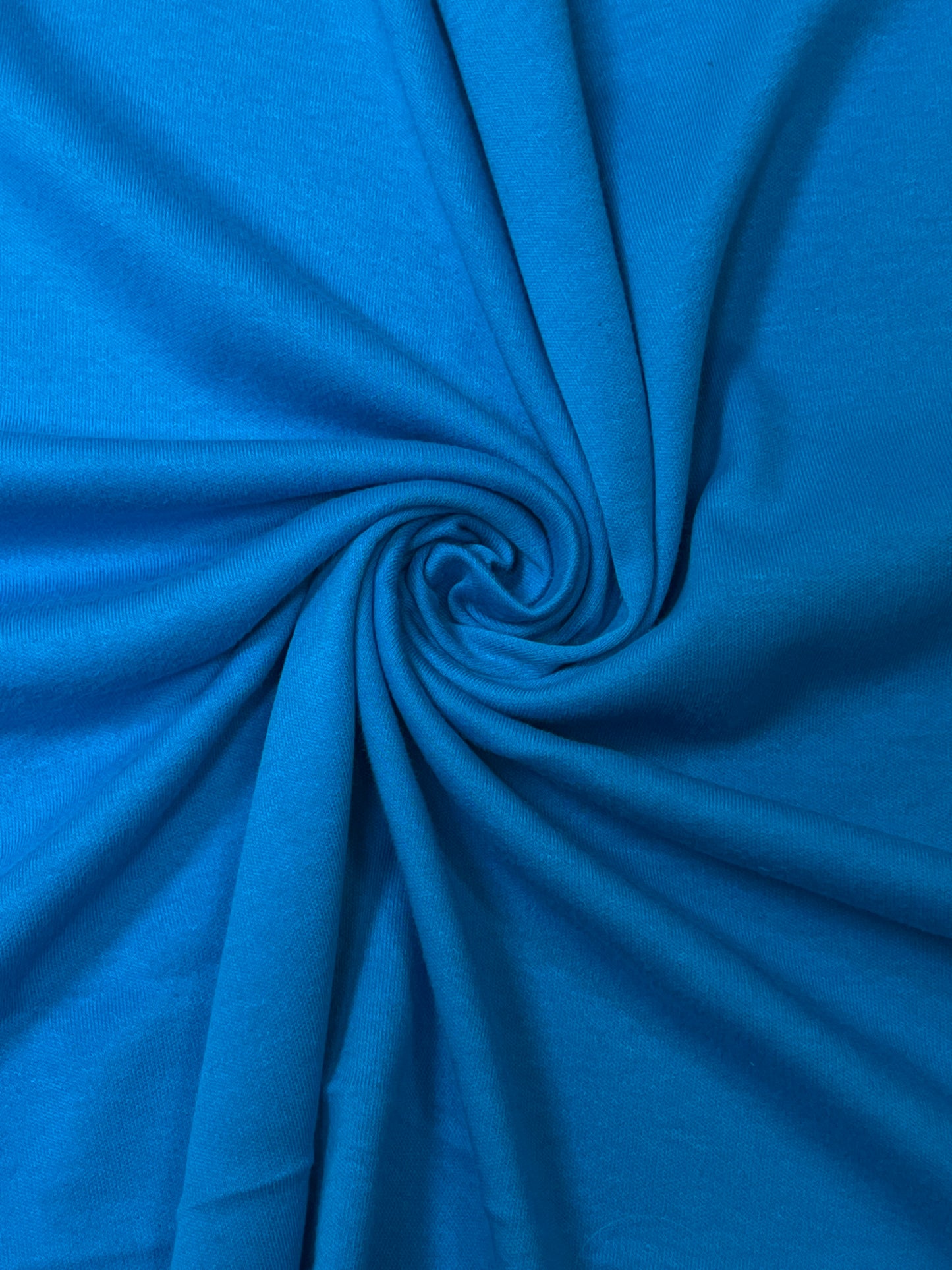 100% Cotton Knit Interlock Fabric - Kingfisher