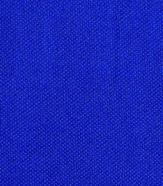 Heavyweight Polyester Pique Jersey Fabric - Royal Blue