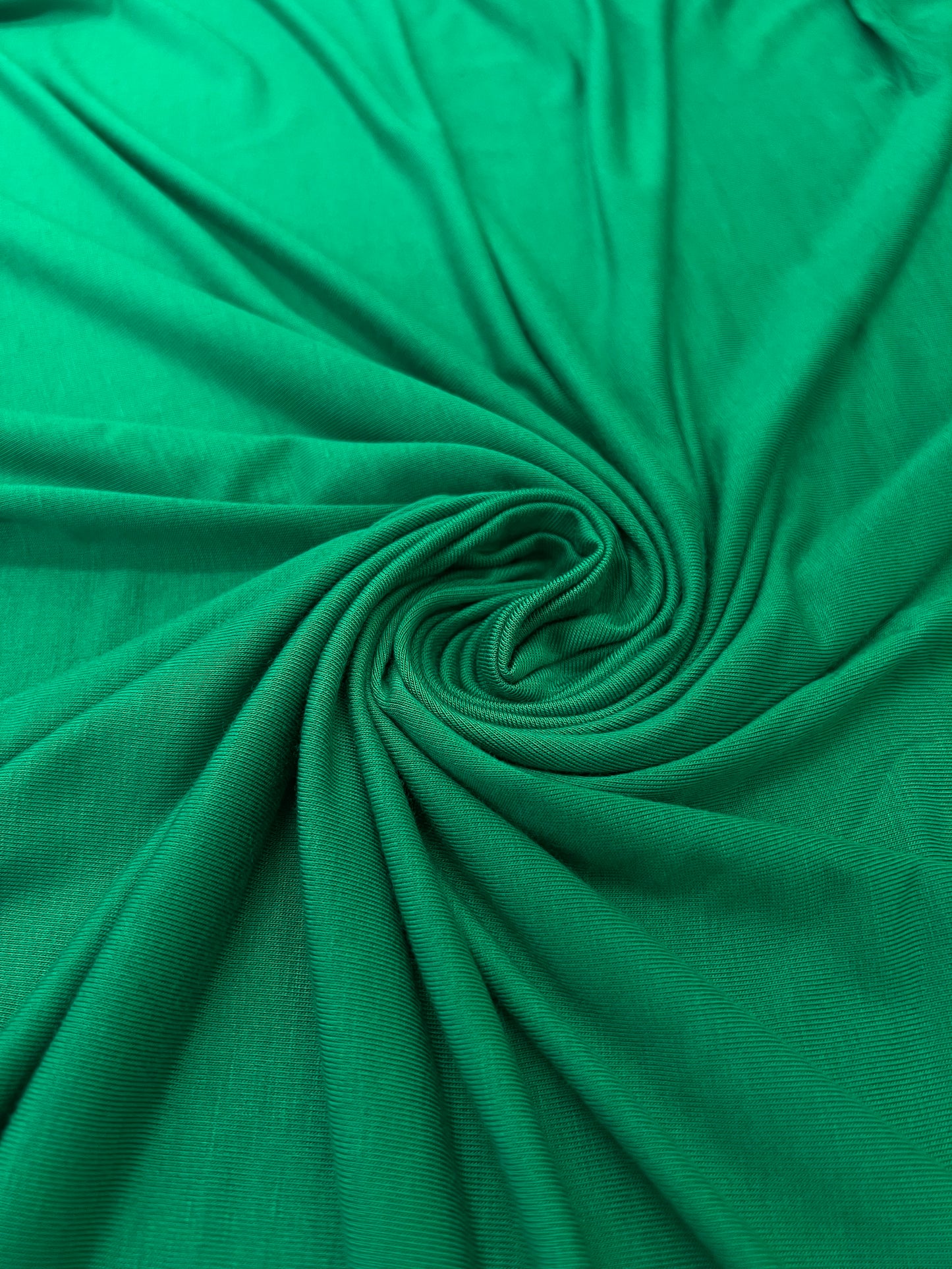 Viscose Elastane Jersey Stretch Fabric - Emerald