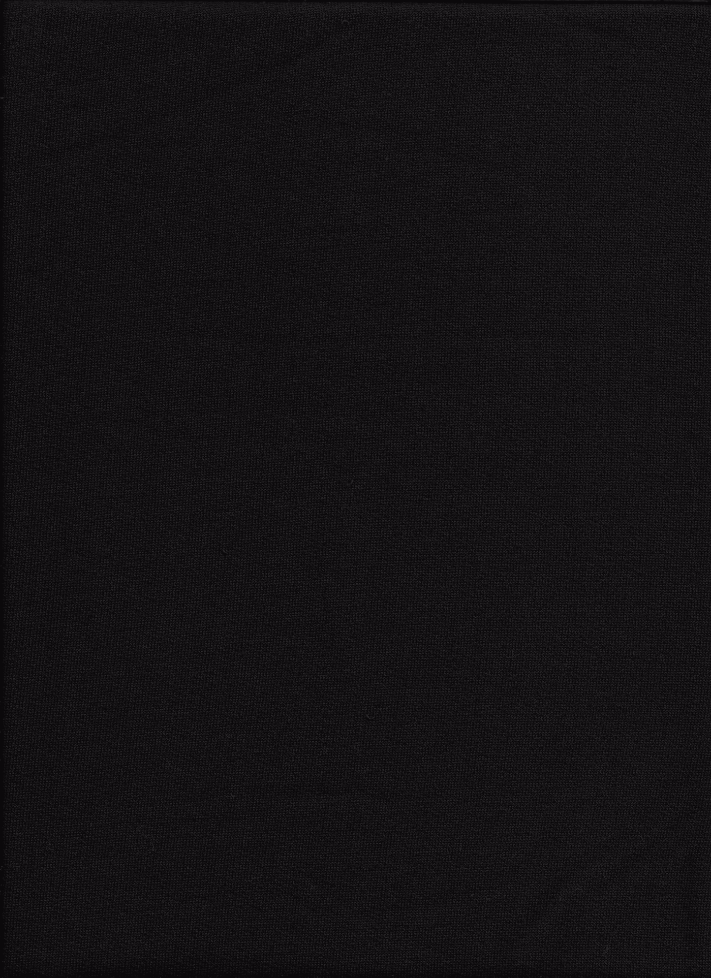 Fabric - 6300 - Black 100% Polyester Loopback Sweatshirt