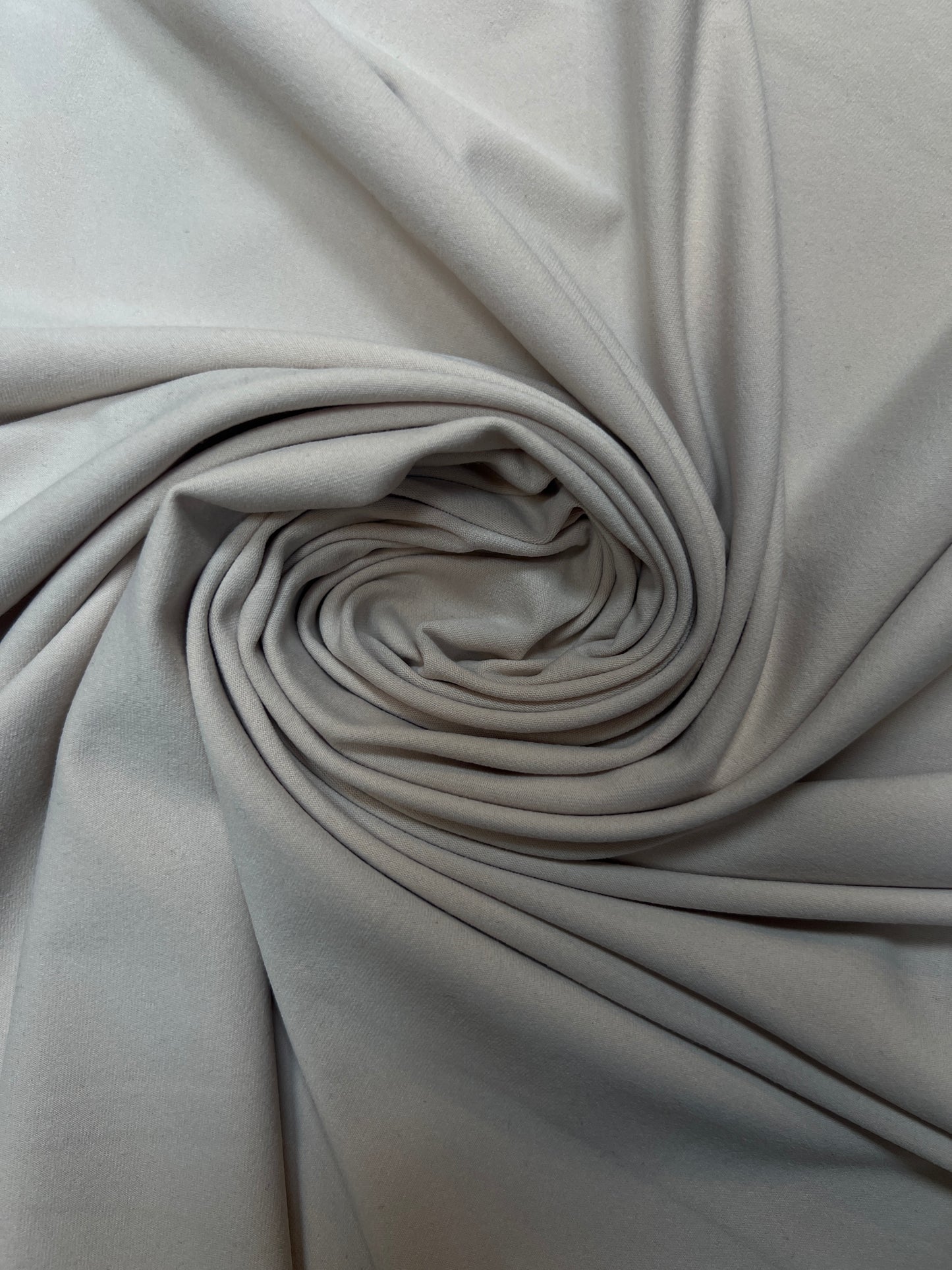 Poly Cotton Soft Touch Fabric - Pebble