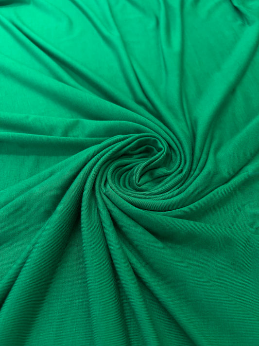 Lightweight Cotton Single Jersey - Emerald