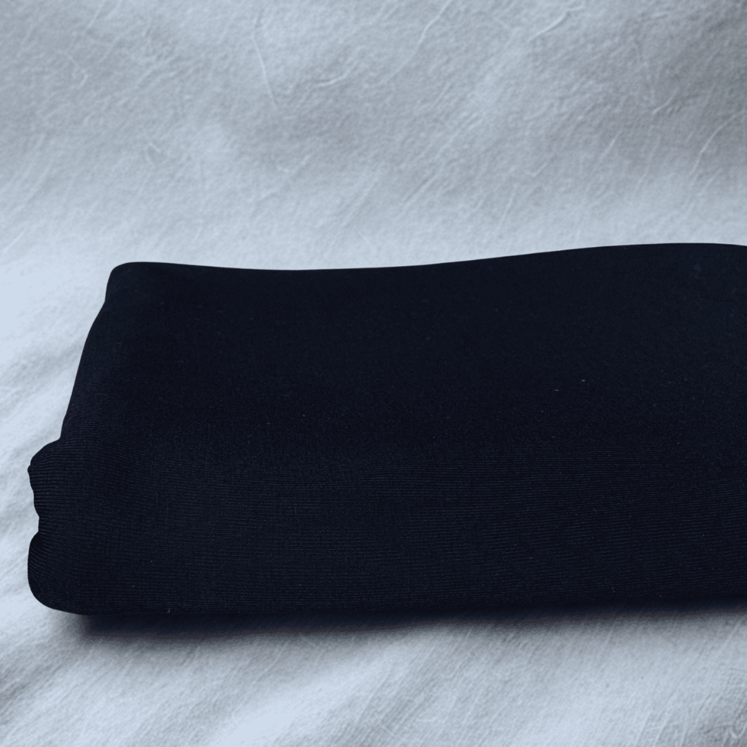 Bamboo Jersey Fabric - Black