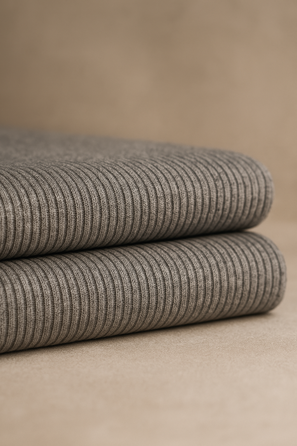 Chunky Cotton Fat Knit Ribbing 2 x 2 Fabric - 4 Colours