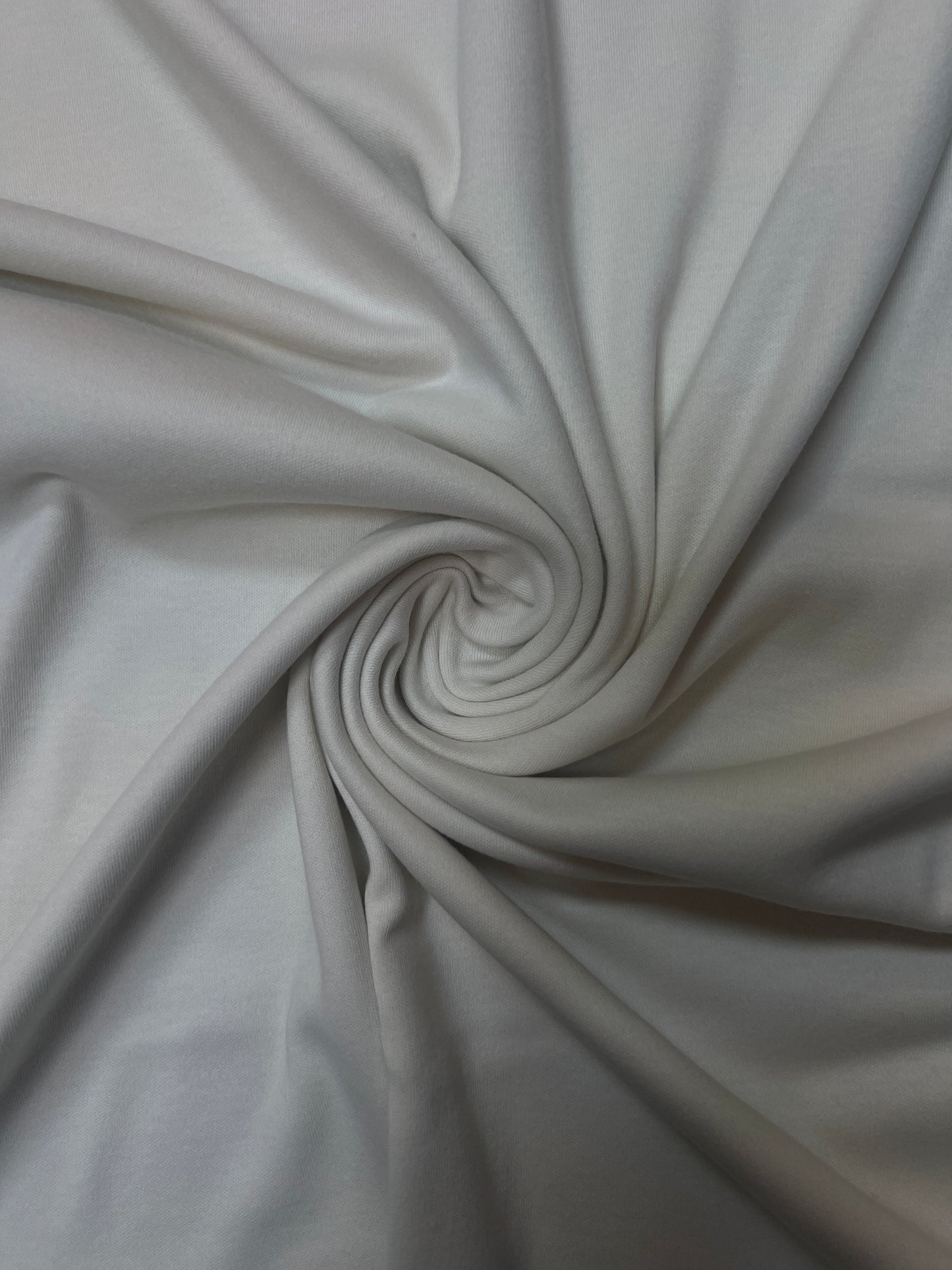 100% Cotton Knit Interlock Fabric - Natural