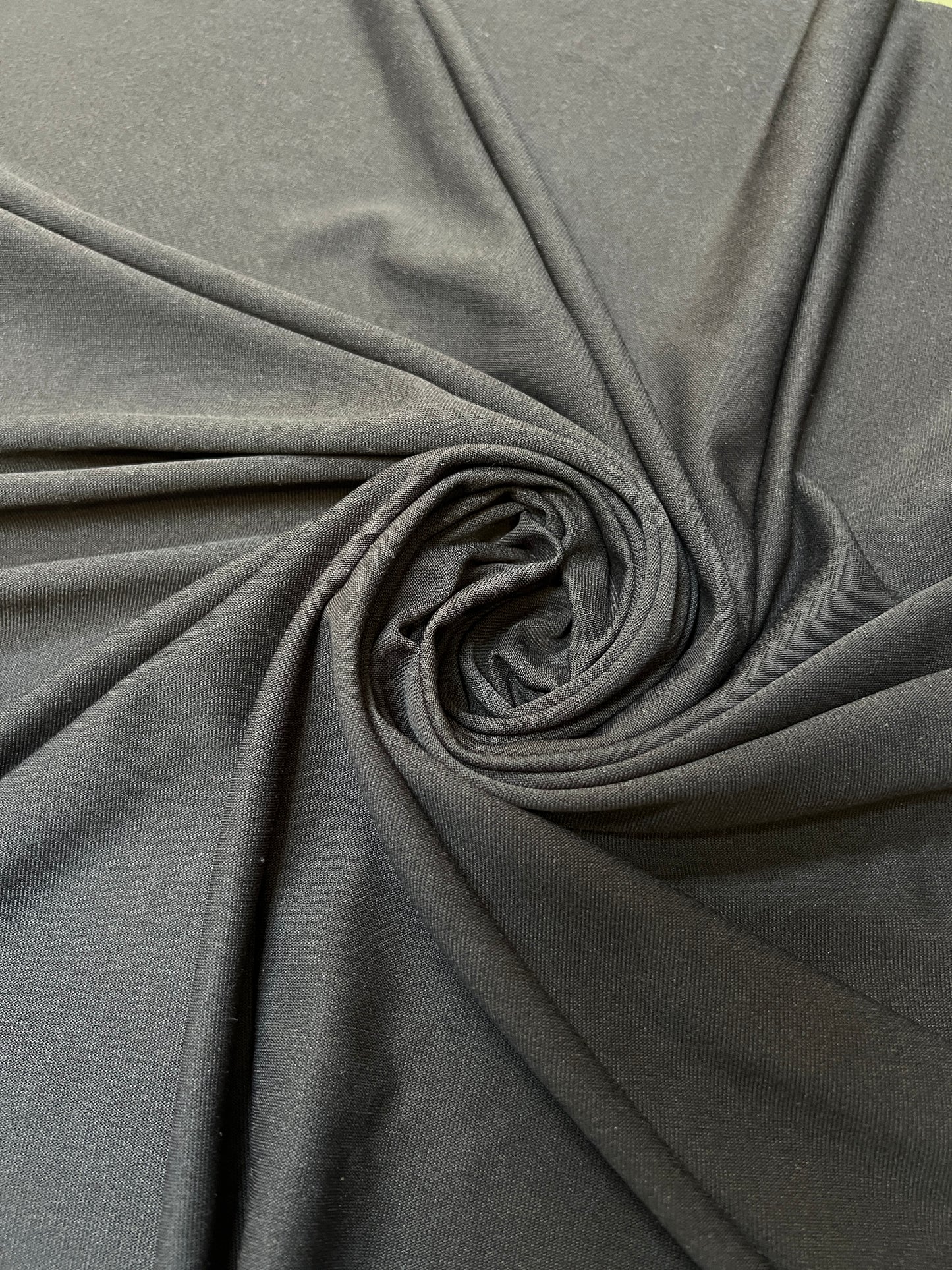 Eco-Friendly Modal Jersey Fabric - Black