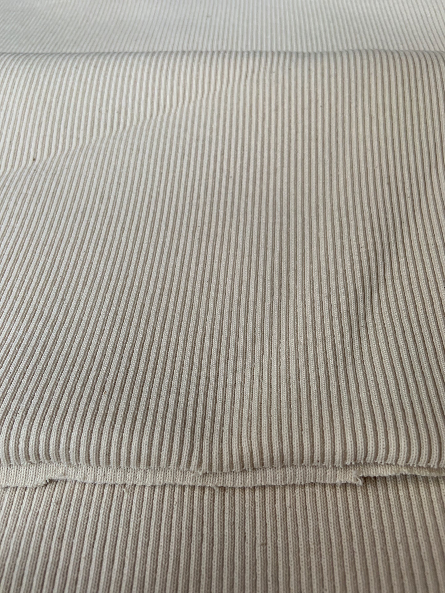 Chunky Cotton Fat Knit Ribbing 2 x 2 Fabric - 5 Colours