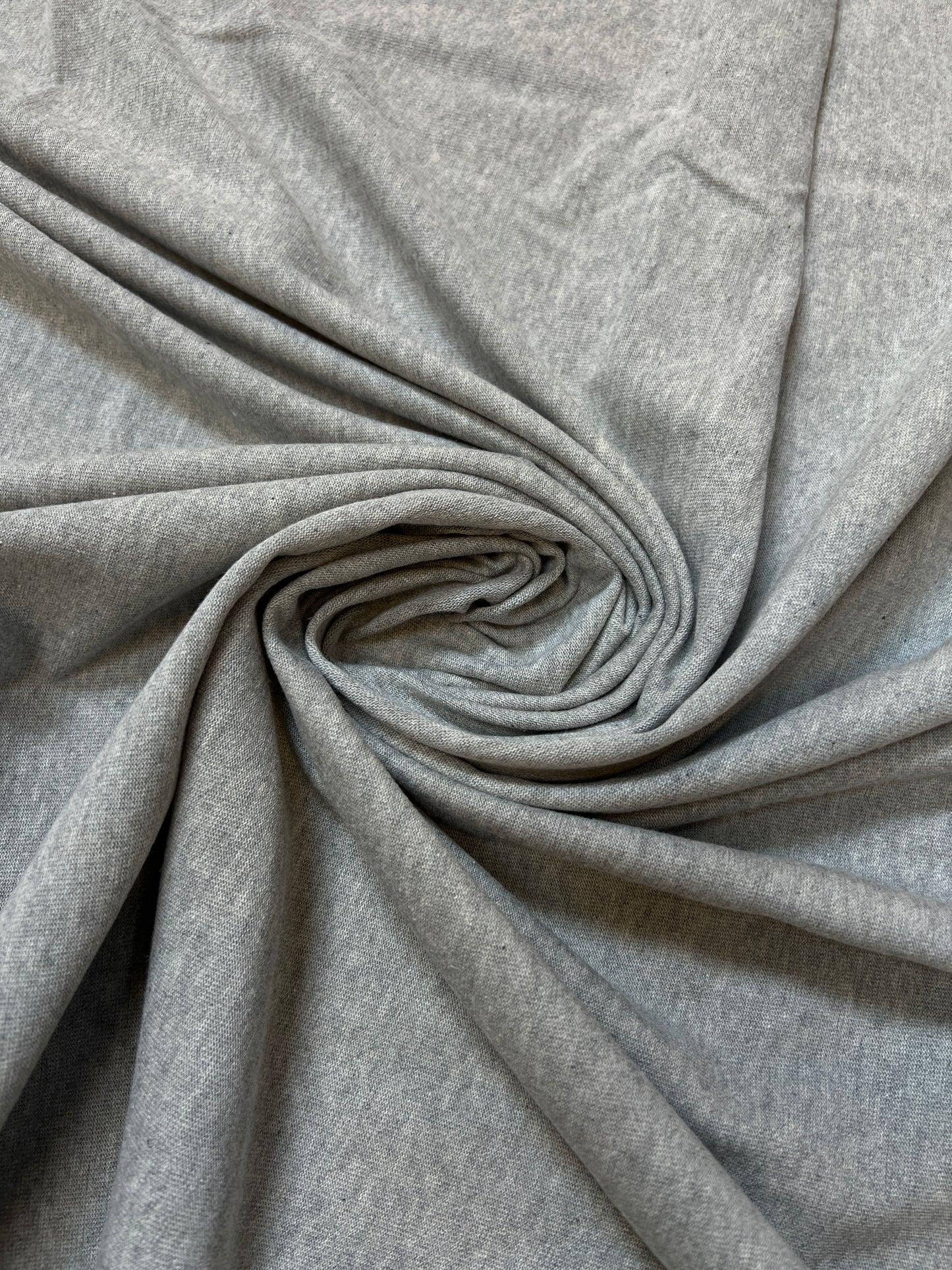 100% Heavy Cotton Jersey T-shirt 300 GSM Fabric - Grey Marl