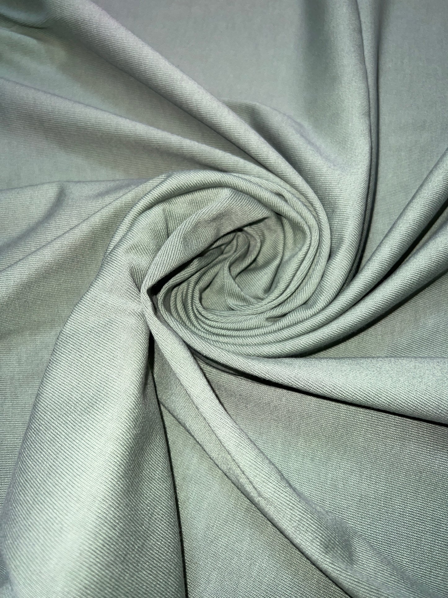 100% Heavy Cotton Jersey T-shirt 300 GSM Fabric - Sage