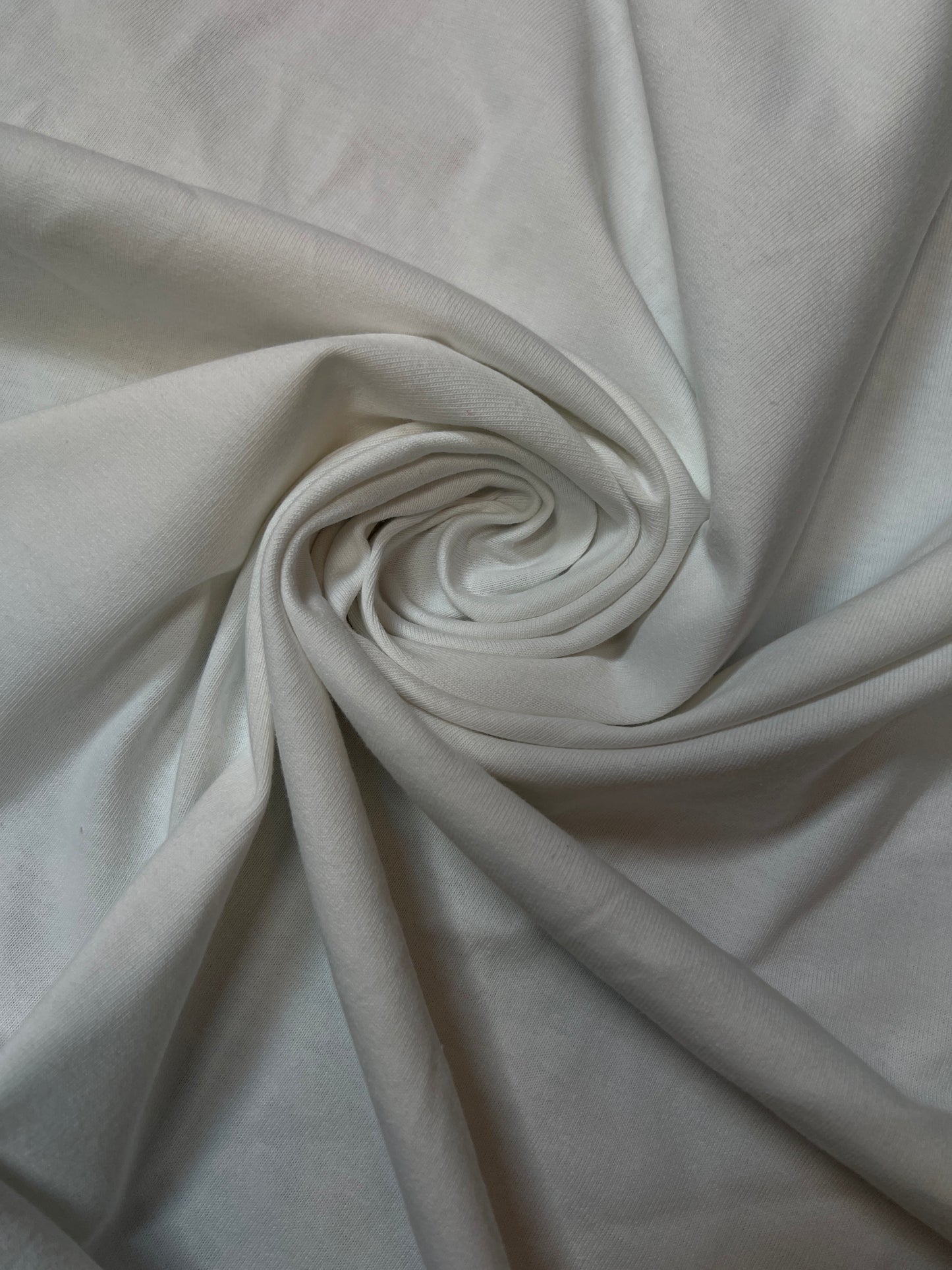 100% Heavy Cotton Jersey T-shirt 300 GSM Fabric - White