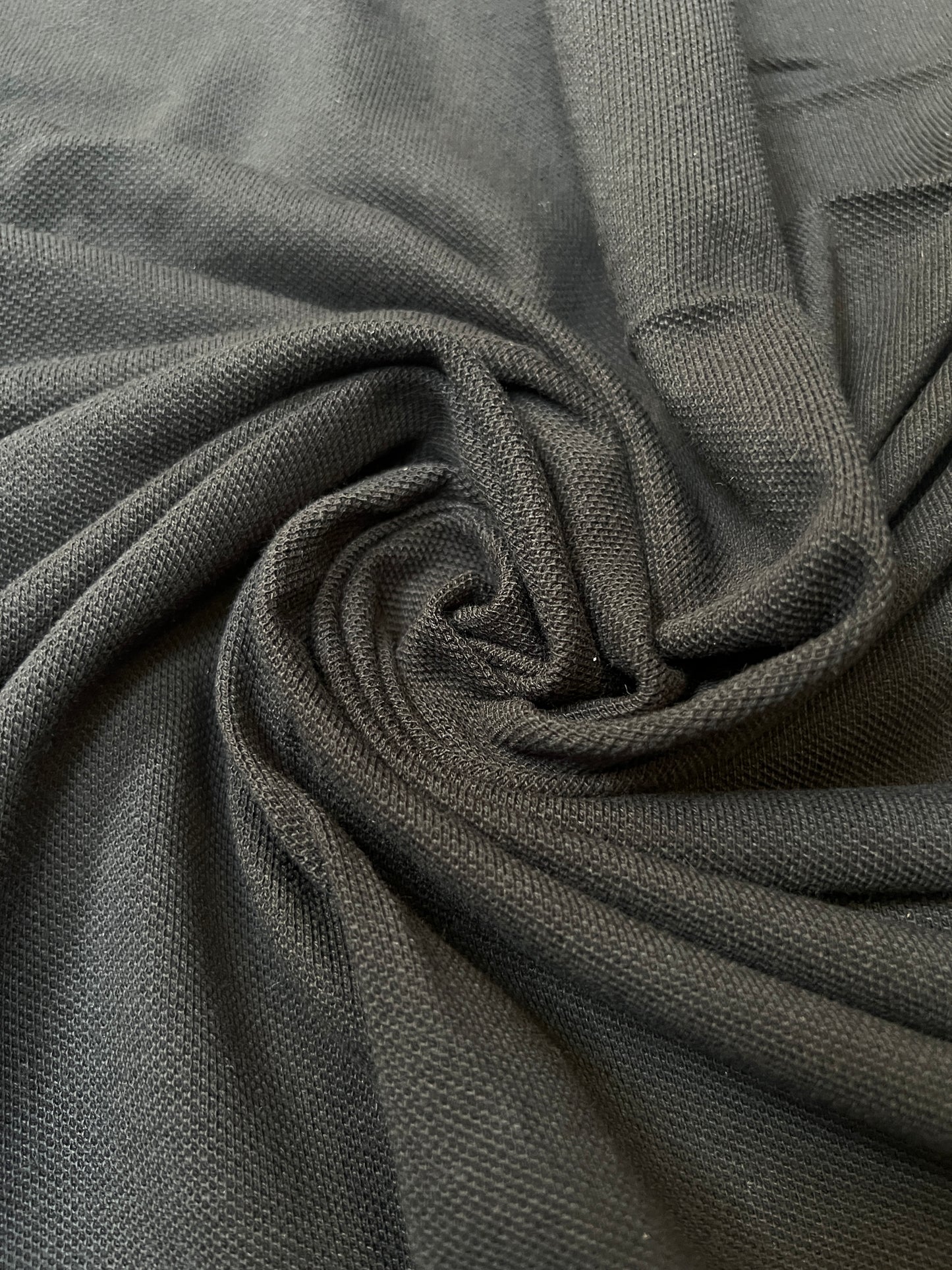 Fabric - 8210 - Cotton Pique Black