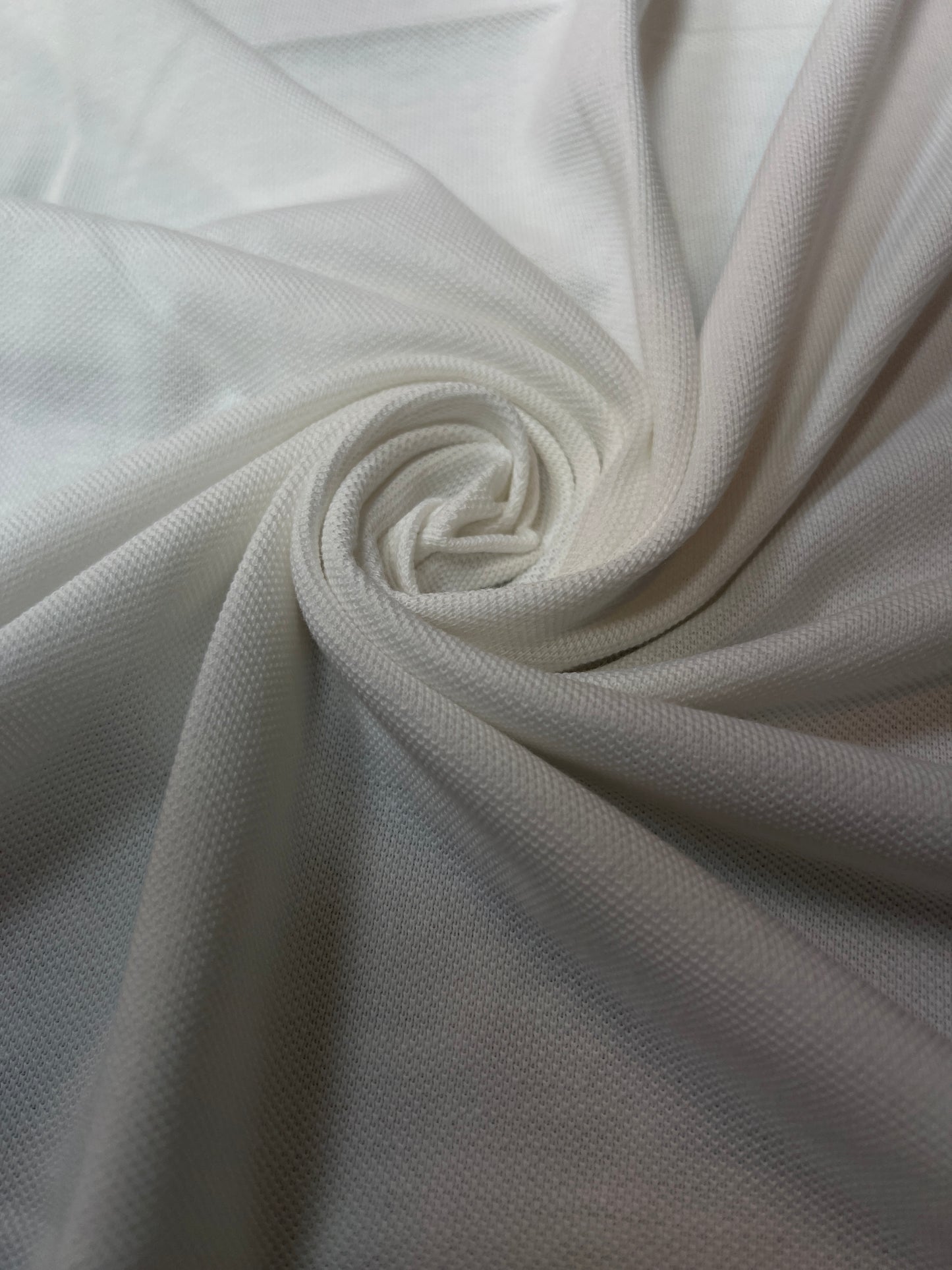 Fabric - 8210 - Cotton Pique White