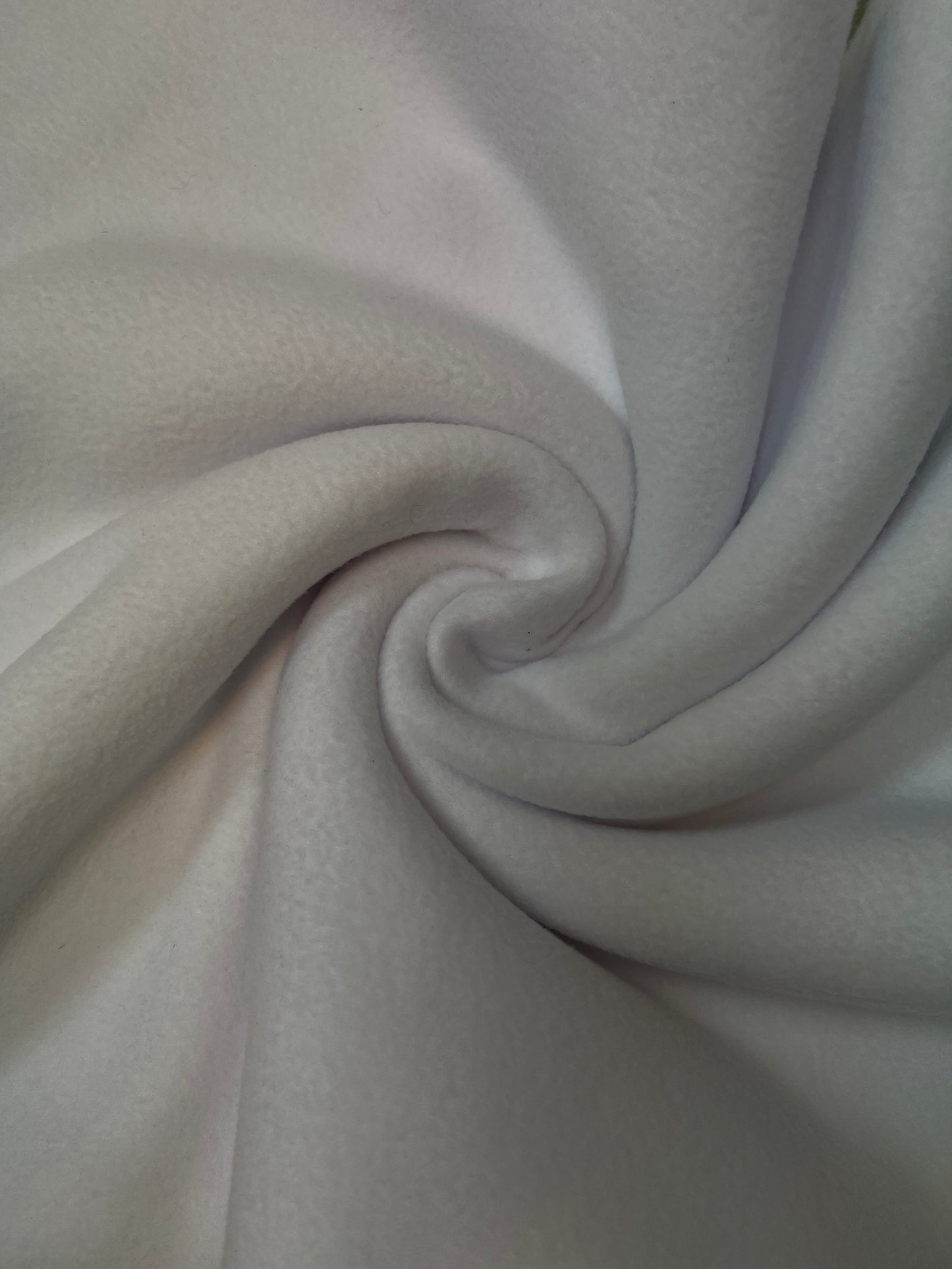 Soft Anti Pill Polar Fleece Fabric - Ivory