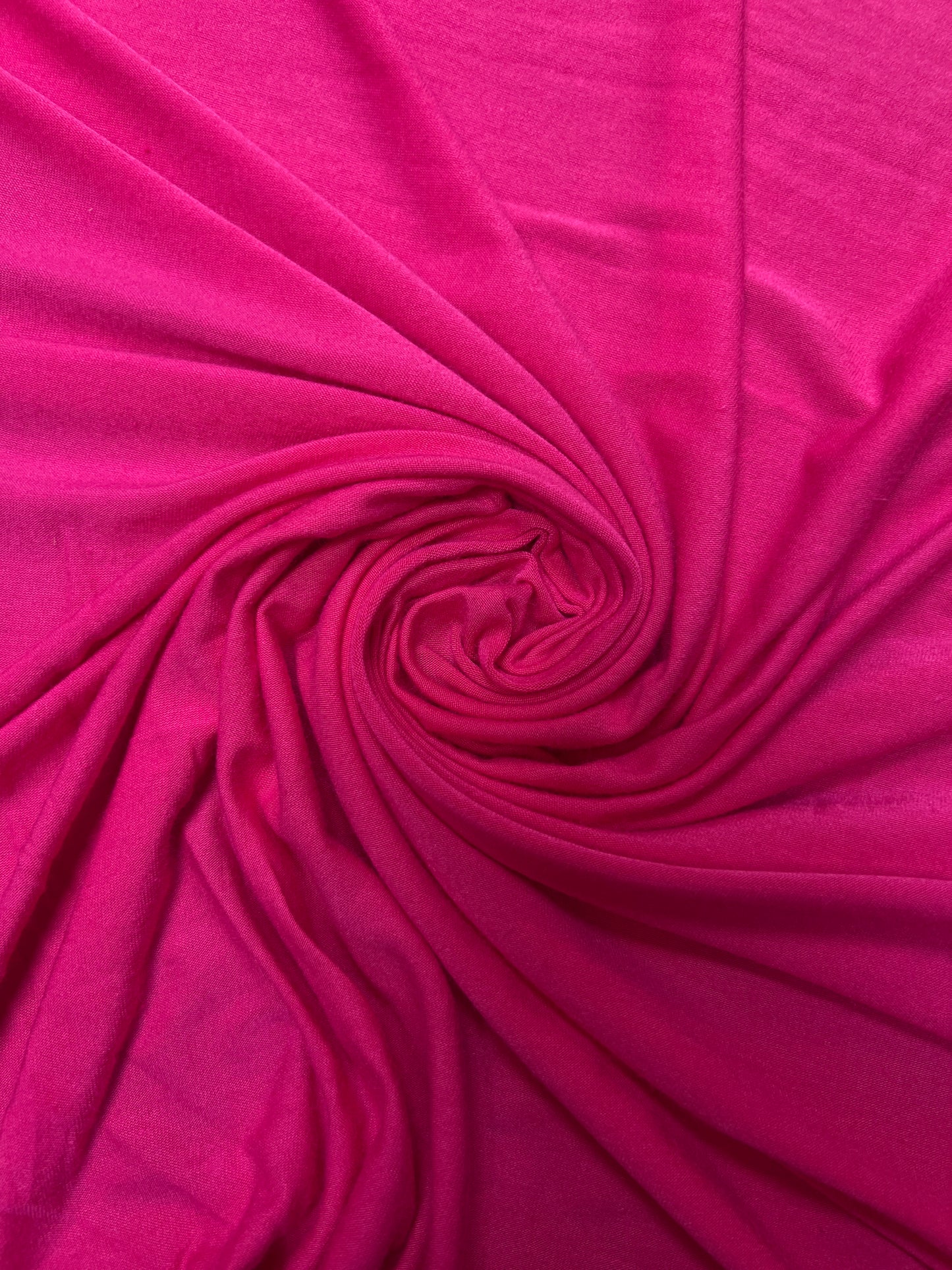 Viscose Elastane Jersey Stretch Fabric - Cerise Pink
