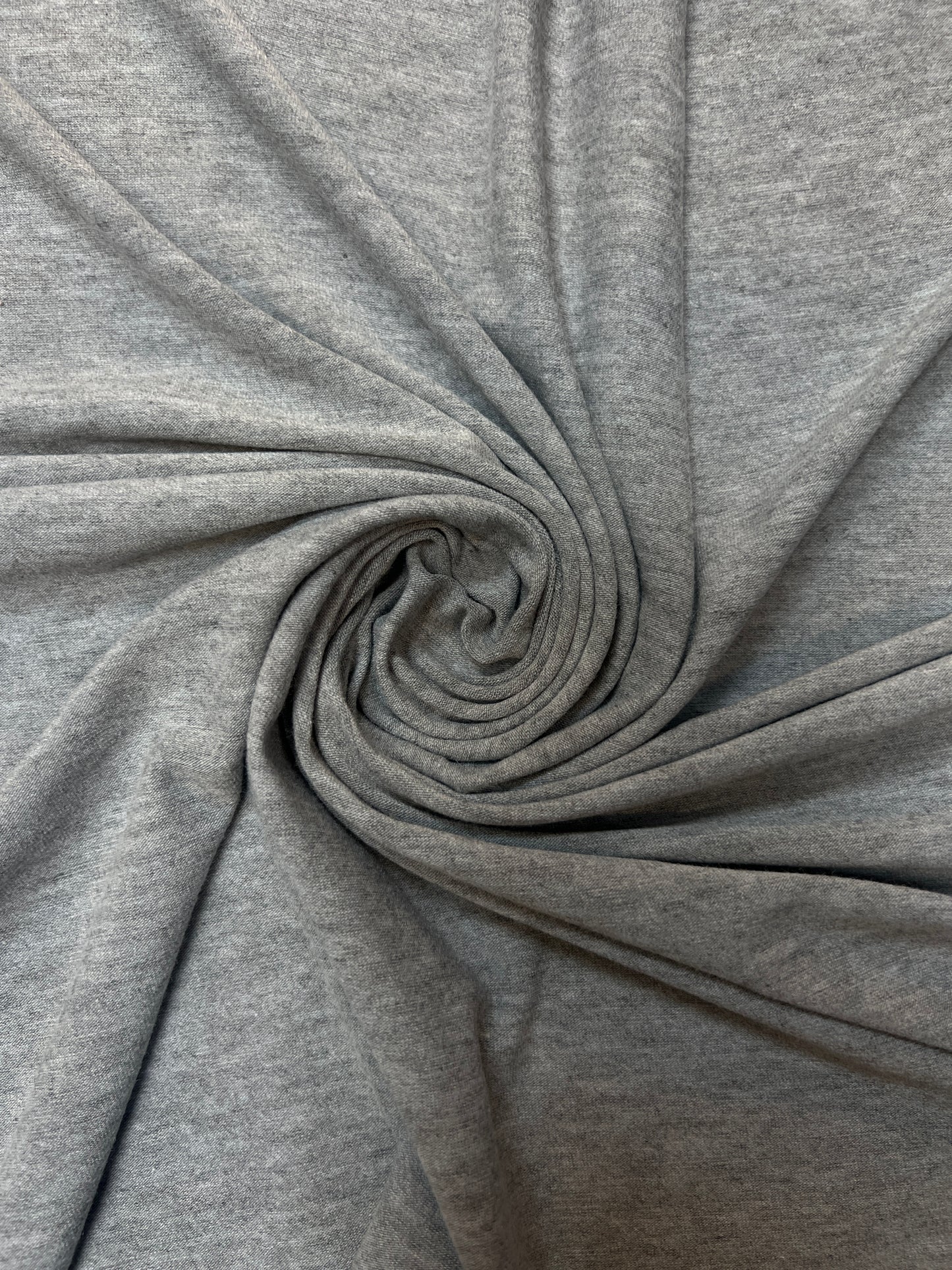 Viscose Elastane Jersey Stretch Fabric - Grey Marl