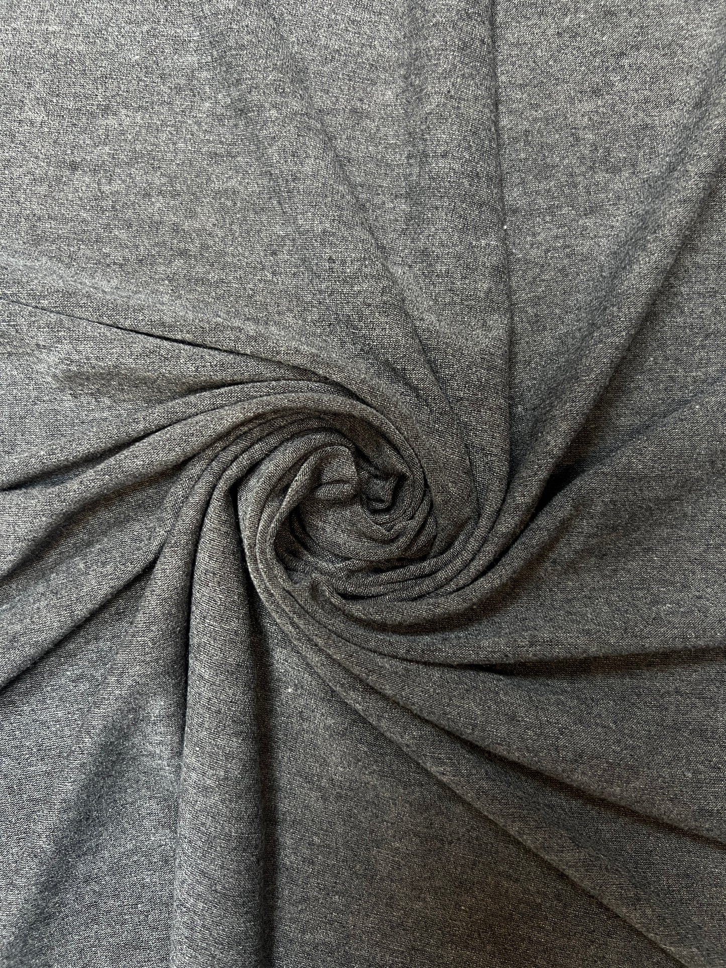Viscose Elastane Jersey Stretch Fabric - Smoke Grey