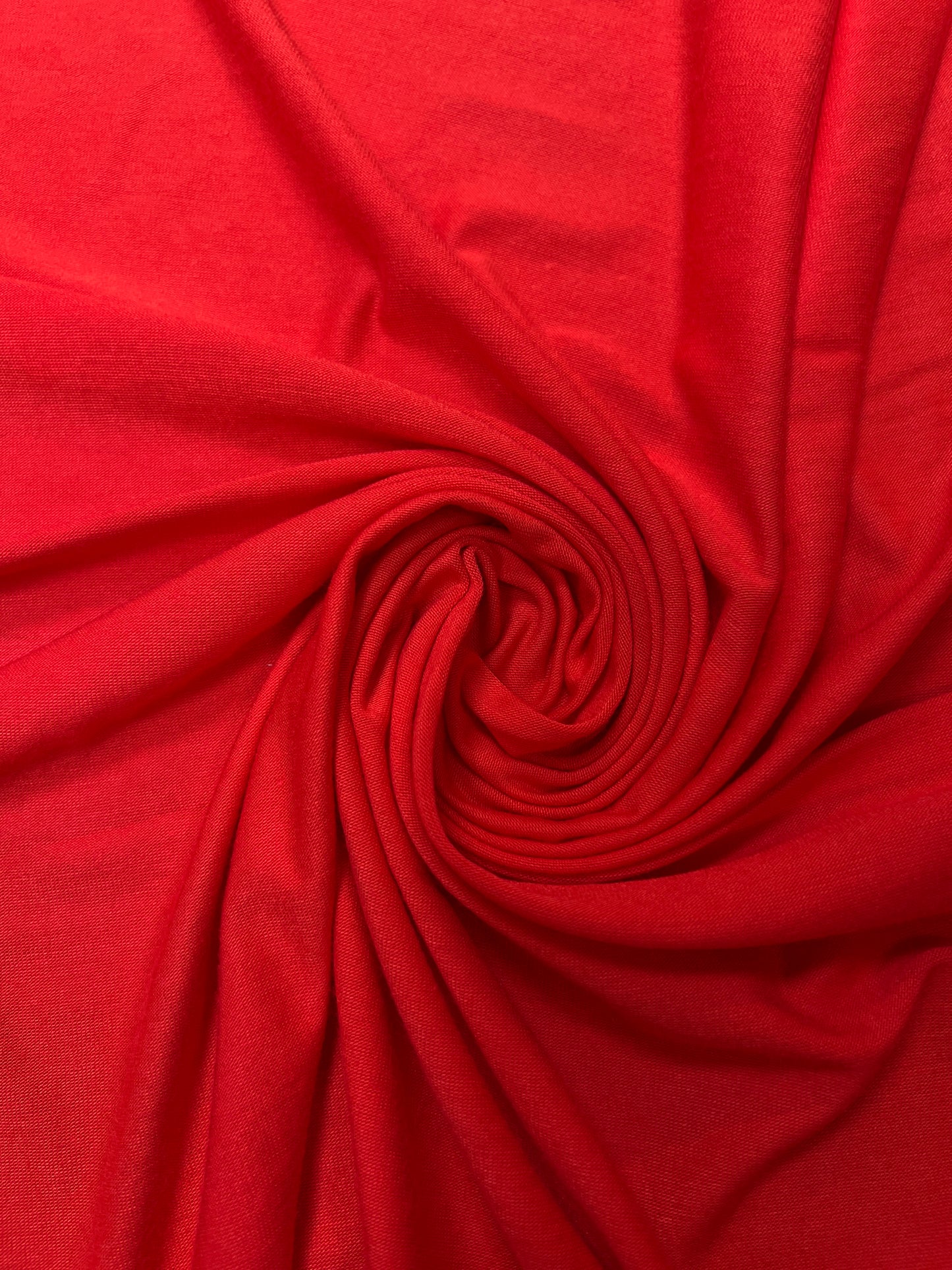 Viscose Elastane Jersey Stretch Fabric - Burnt Orange