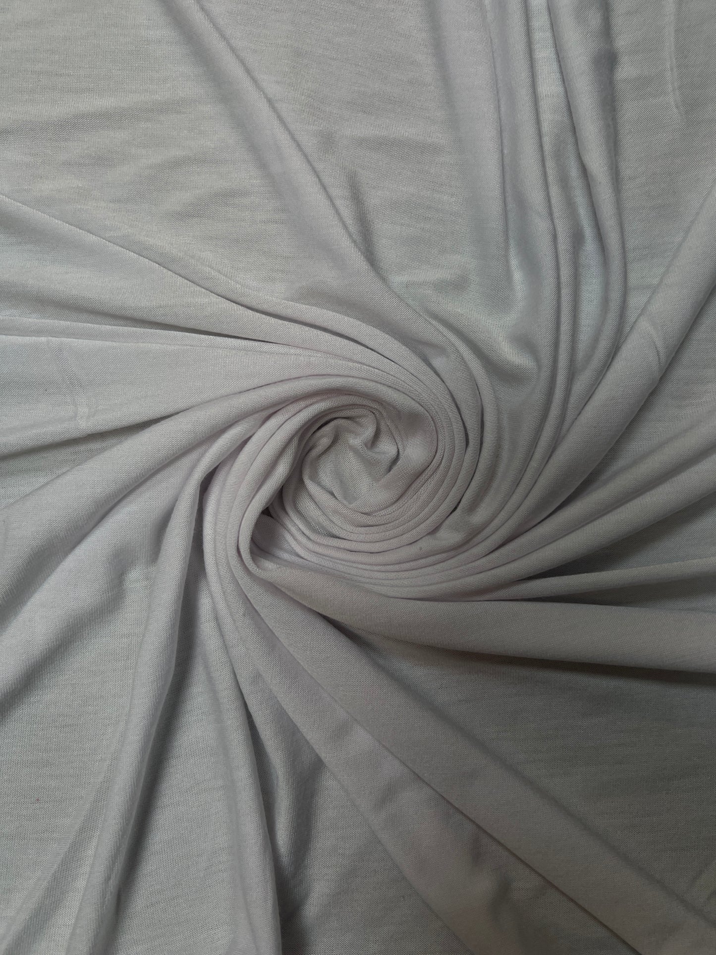 Viscose Elastane Jersey Stretch Fabric - White