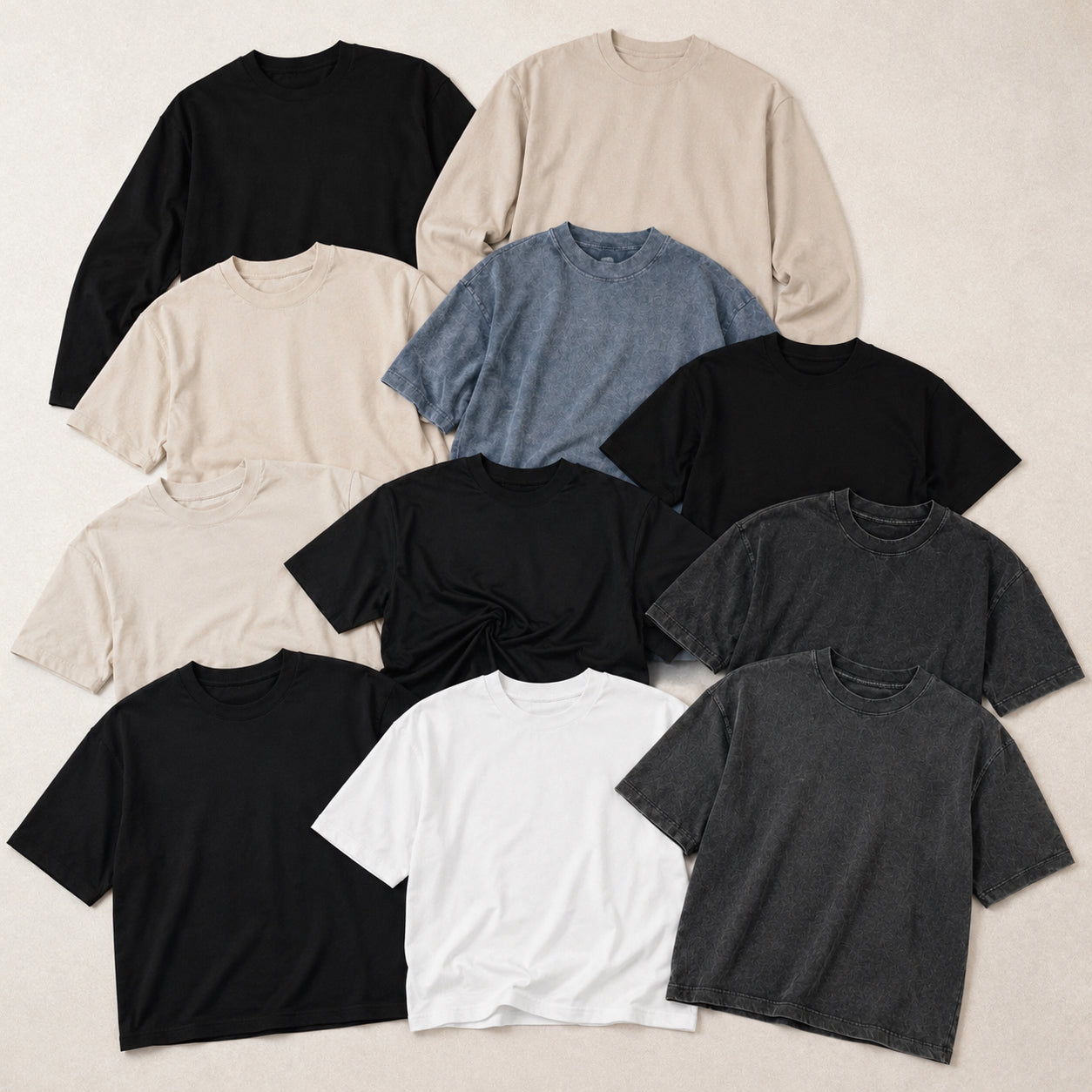 Heavyweight T-shirt Bundle - 11 Tees