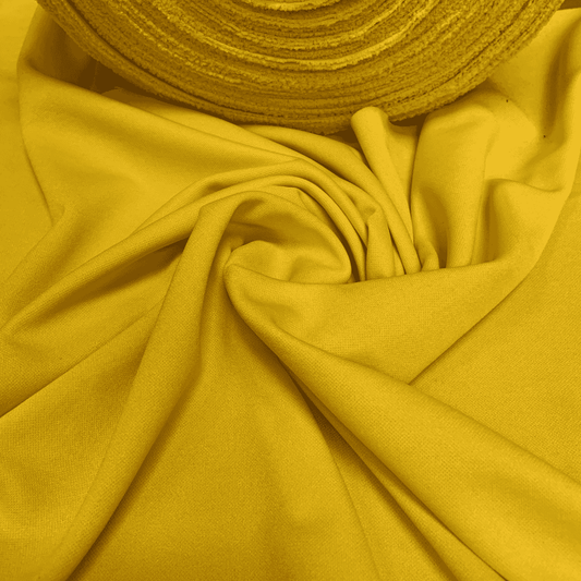 Lightweight Polyester Jersey Fabric - Yellow