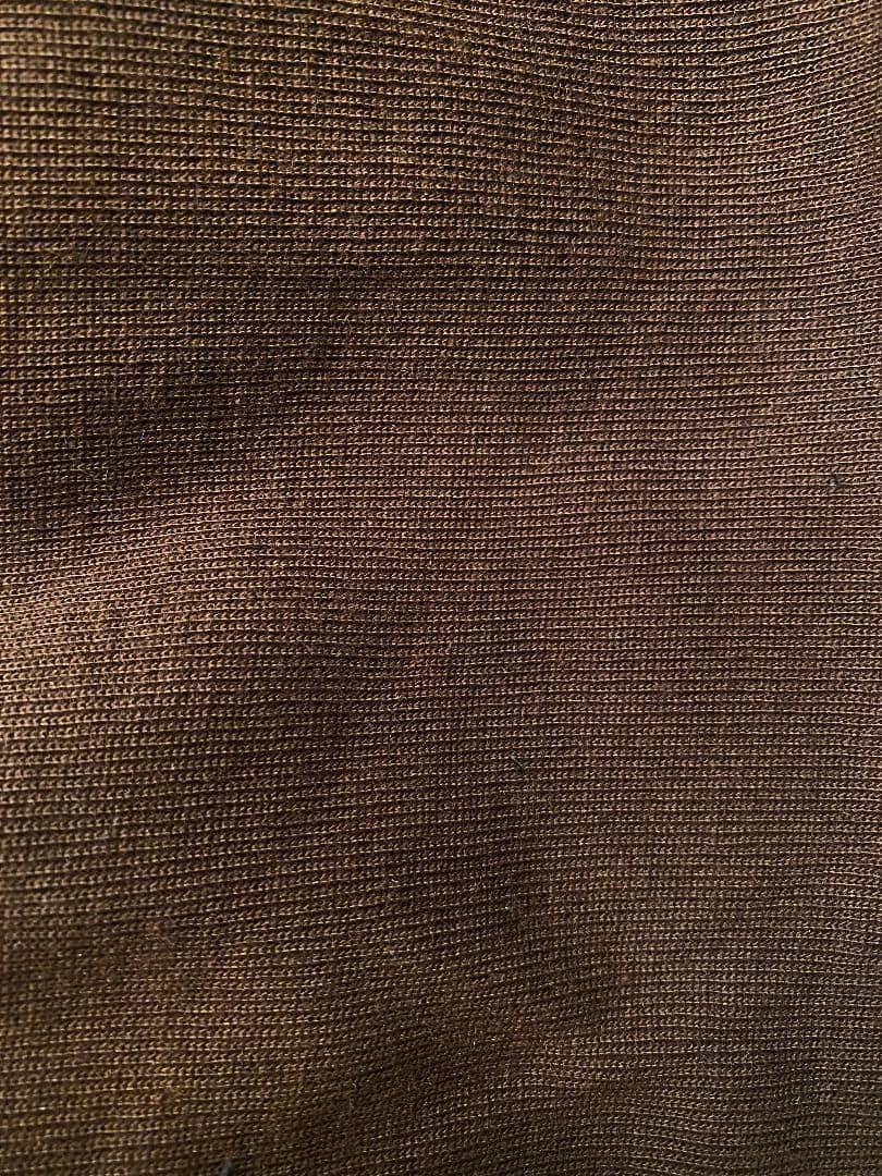Acrylic Elastane 1 x1 Rib Fabric - Chocolate