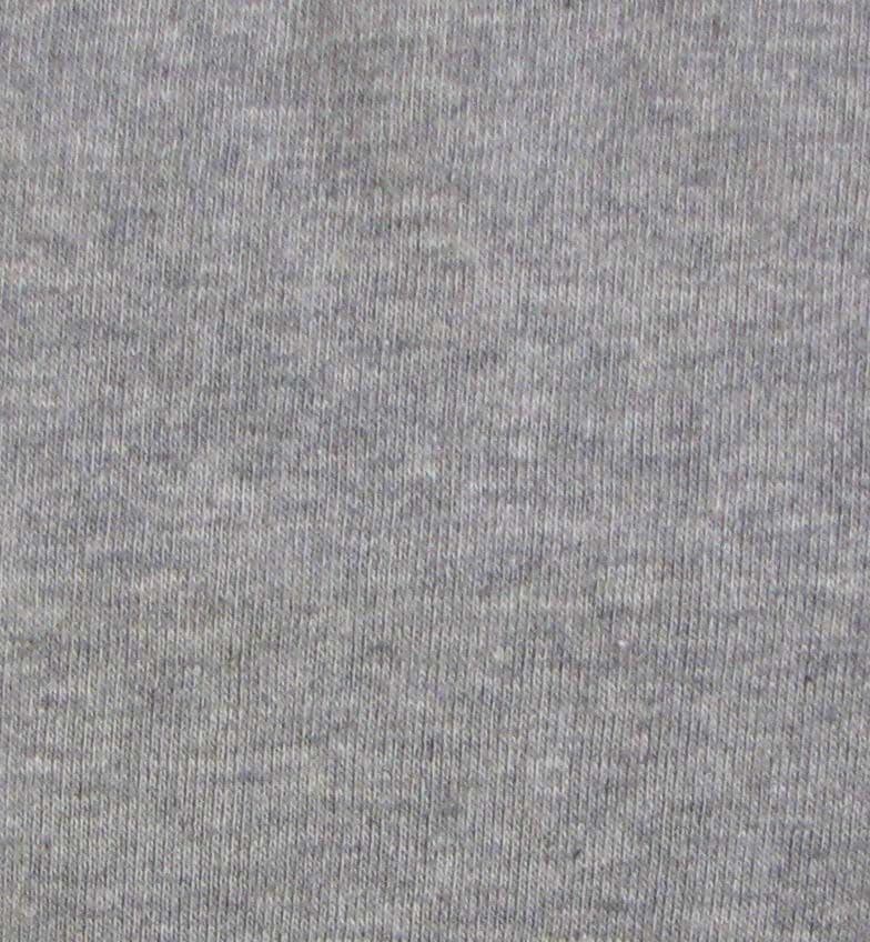 100% Cotton Knit Interlock Fabric - Grey Marl