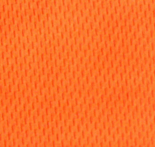 Mock Eyelet Sportswear Fabric - Orange