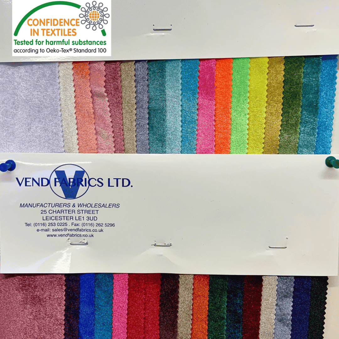 Plain Velour Velvet Fabric - 35 Colours