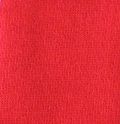 Acrylic Elastane 1 x1 Rib Fabric - Red