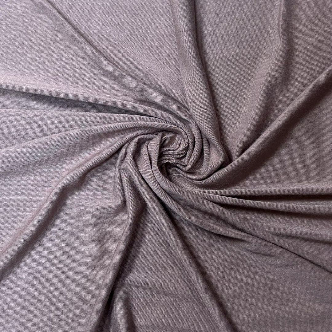 Viscose Elastane Jersey Stretch Fabric - Taupe