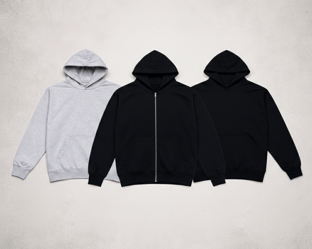 500 GSM Blank Hoodies: Premium Weight, Superior Quality | UK Supplier