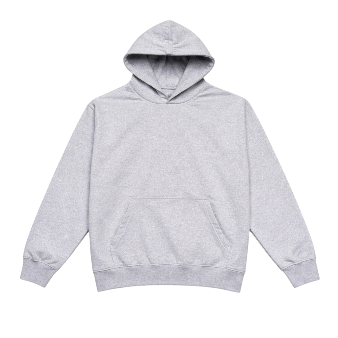 Grey marl 500 GSM heavyweight wholesale hoodie with no minimum order quantity, UK warehouse stock