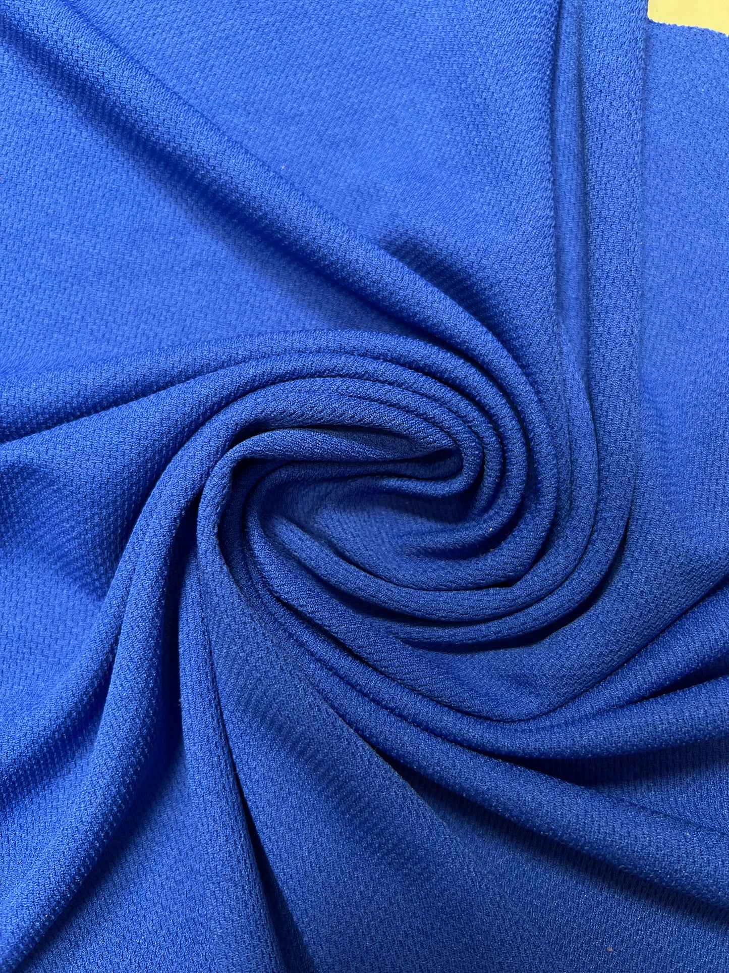 Mock Eyelet Sportswear Fabric - Royal Blue