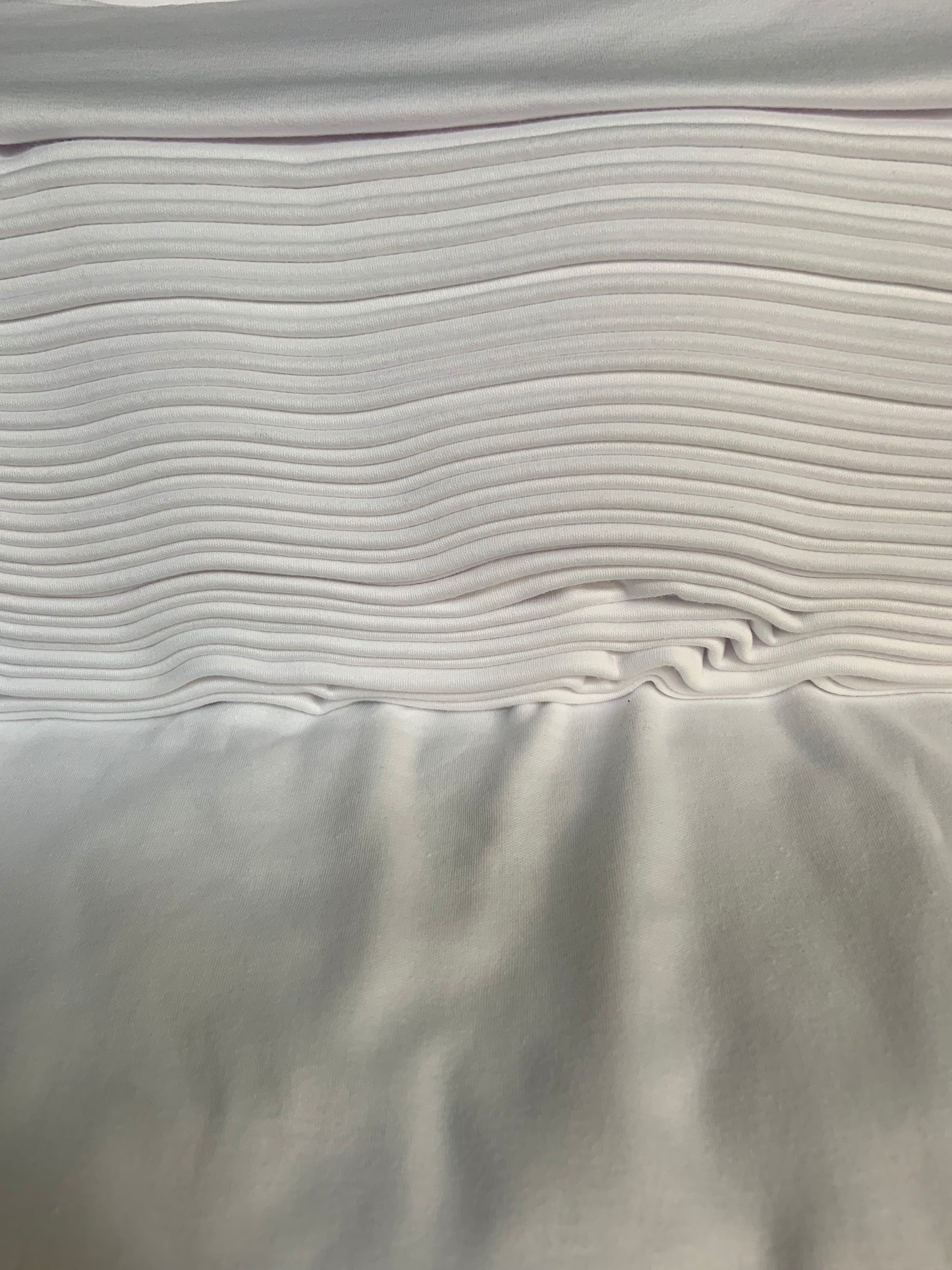 Organic Cotton Interlock Tubular Fabric - White
