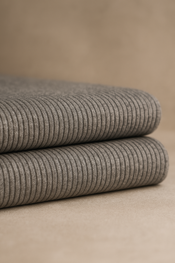 Chunky Cotton Fat Knit Ribbing 2 x 2 Fabric - 5 Colours – Vend Fabrics Ltd