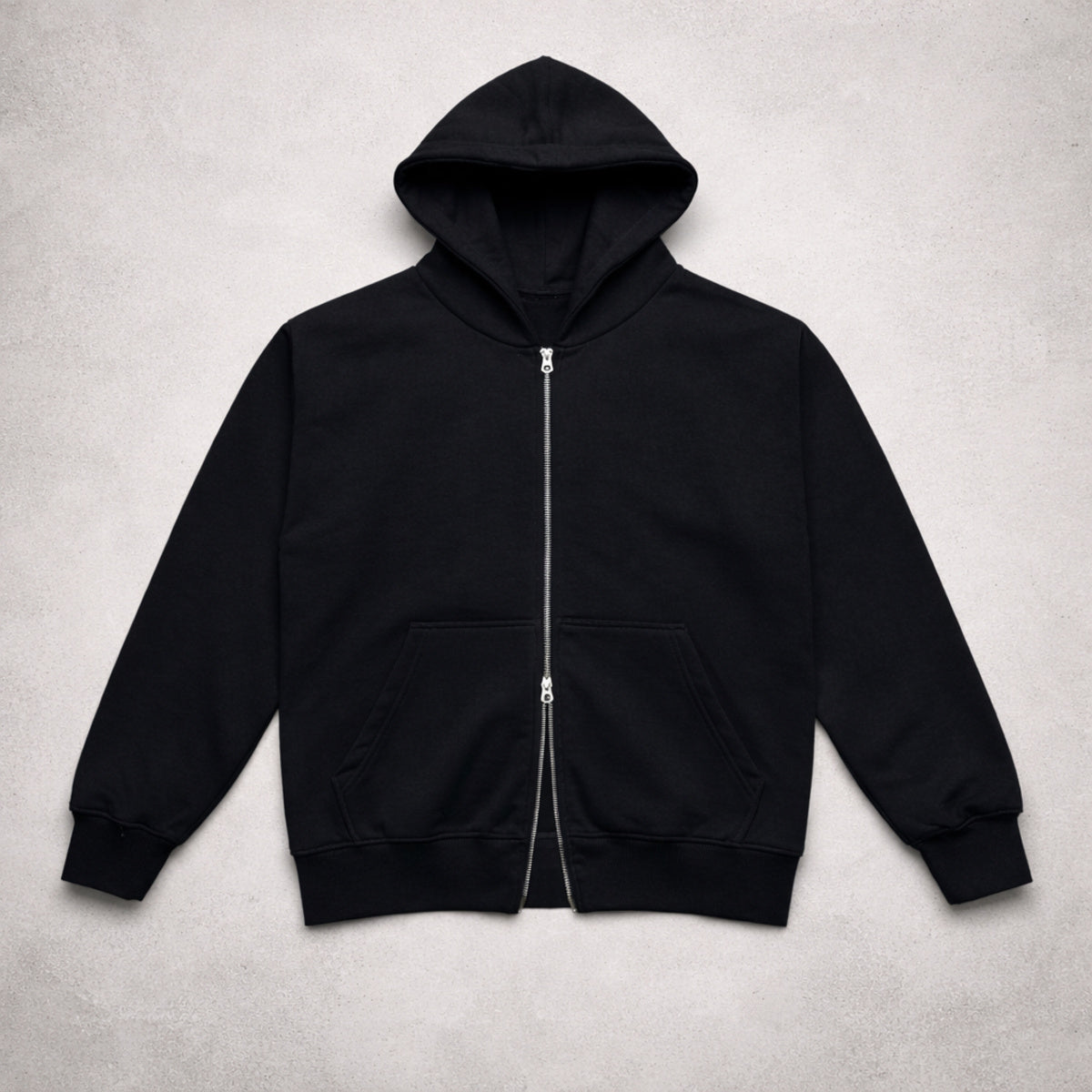 Streetwear jacket on a neutral background