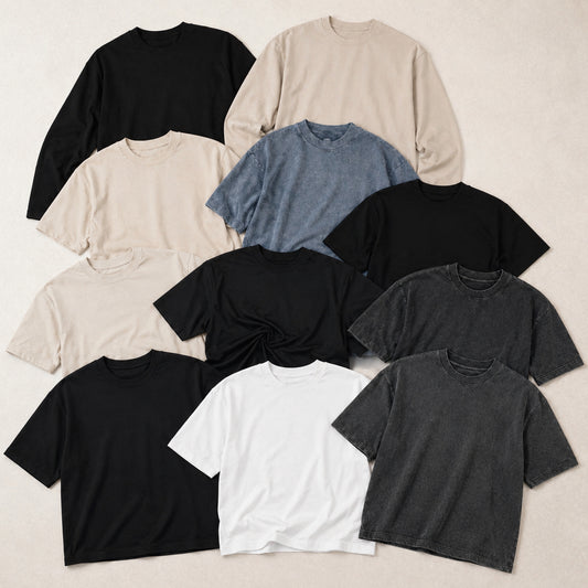 Heavyweight T-shirt Bundle - 11 Tees