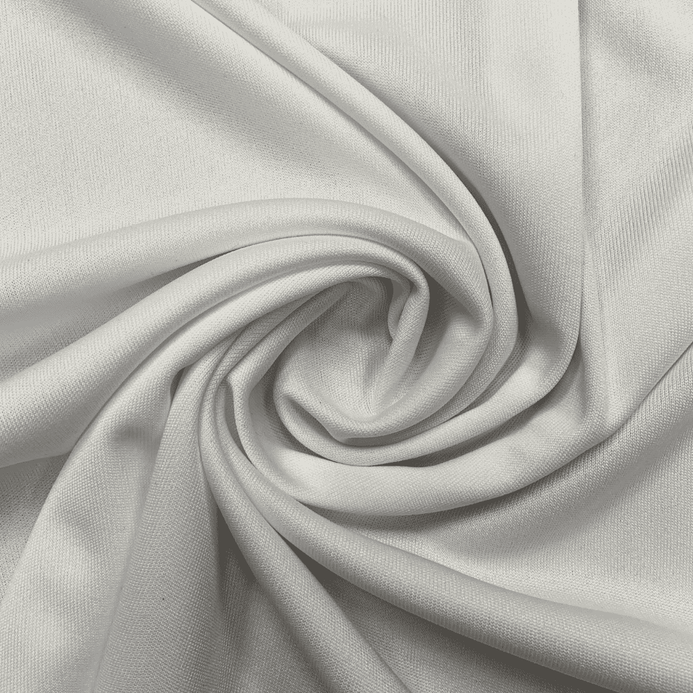 Heavy Polyester Interlock Fabric - White – Vend Fabrics Ltd
