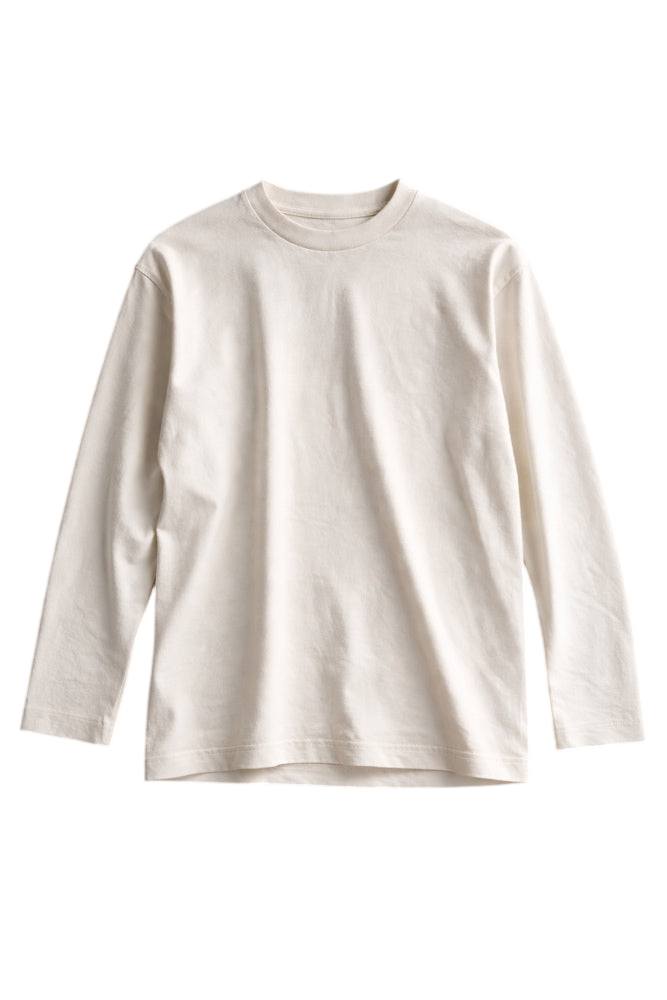Heavy Long Sleeve T-shirt 325 GSM - Ecru